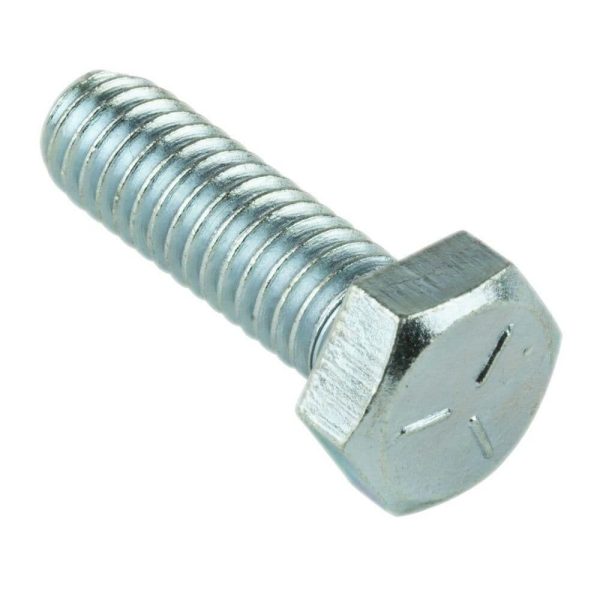 Boulons Hexagonaux Grade 8/10.9 3/8''-24TPI UNF - Zinc Jaune, Acier Haute Résistance